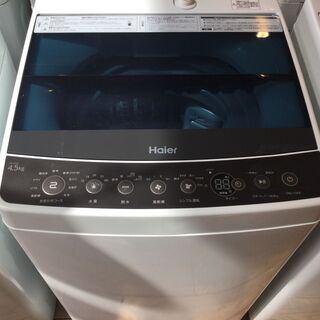 安心6ヶ月保証】全自動洗濯機 Haier JW-C45A 4.5㎏ 2019年製 ...