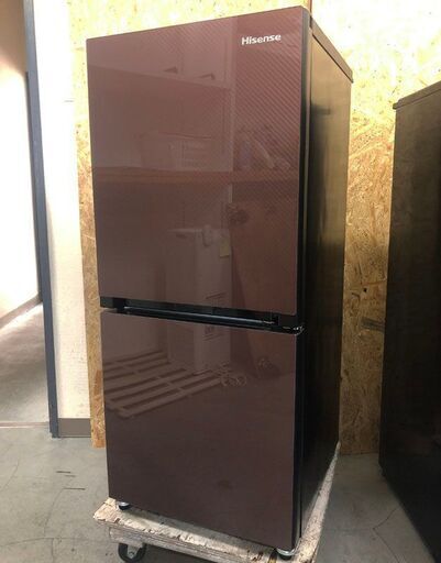 ハイセンス Hisense 冷凍冷蔵庫 HR-G13A 2019年製 134L 2ドア ブラウン