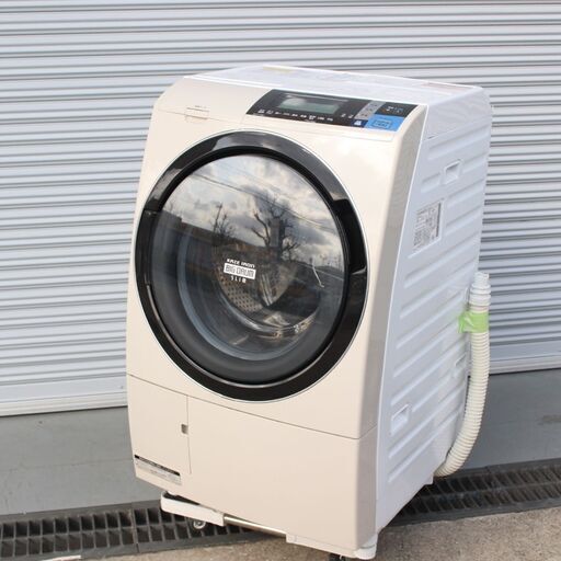 T738)HITACHI 全自動洗濯機 BD-S8600L 10kg 風アイロン ドラム型洗濯機 日立 2014年製