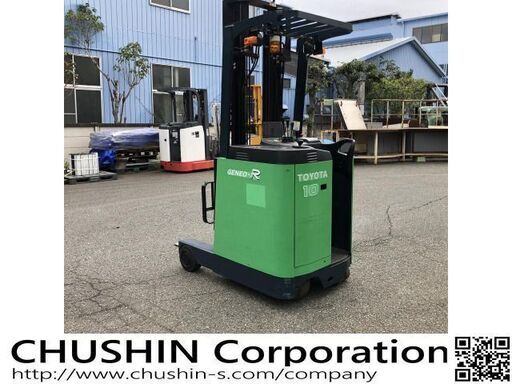 トヨタ ハイマスト4メートル バッテリーフォークリフト 1トン 関東輸送費無料(条件有) 1t 試乗下取り歓迎