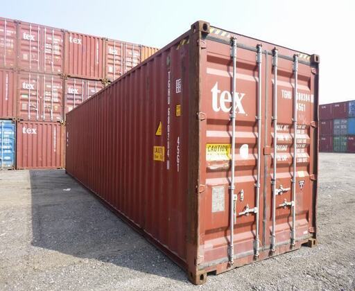 価格高騰中] 海上コンテナ 40ft ハイキューブ⑥