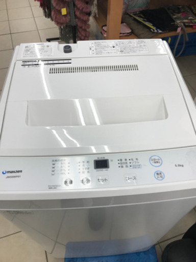 maxzen マクスゼン JW55WP01 2019年製 5.5kg 洗濯機