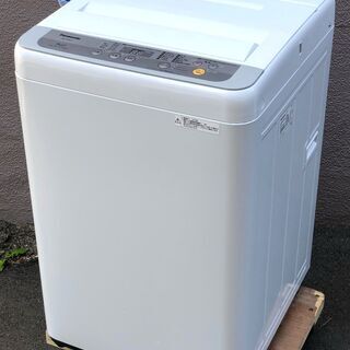 ⑫【6ヶ月保証付・税込み】18年製 パナソニック 5.0kg 全自動洗濯機