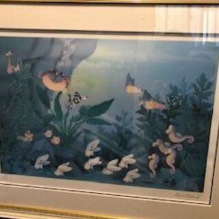 オファー 価格相談中 骨董美術 スチュアート・マスコウィッツ 不思議な水族館