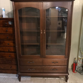 アンティーク　戸棚　折りたたみ机 送料無料 アンティーク家具 机 デスク バタフライ式 ライティング