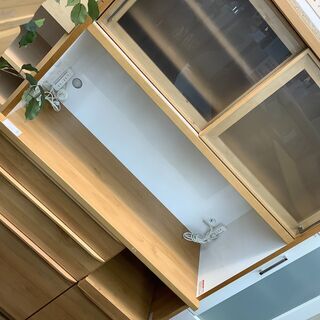 川口家具　キッチンボード　ナチュラル　