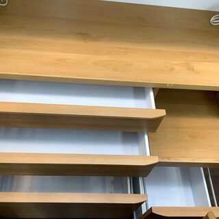 川口家具　キッチンボード　ナチュラル　