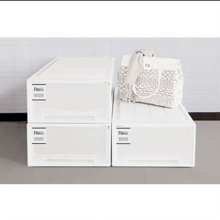 【ネット決済】Fitsホワイト収納Box 2サイズ
