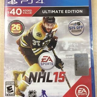 PS4 ソフト NHL15 ULTIMATE EDITION 北米版