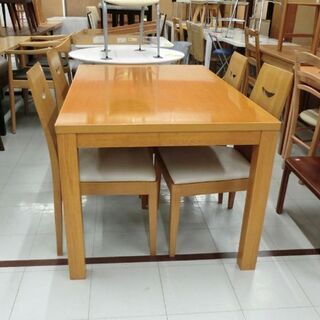 OTSUKA ダイニングテーブルセット 4人用 幅135×奥行85×高70㎝