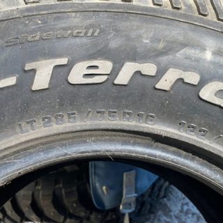 ランクル100ホイール マッドタイヤ付き タイヤ交換込み