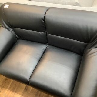 アーバン通商 2人掛けソファ ブラック 未使用