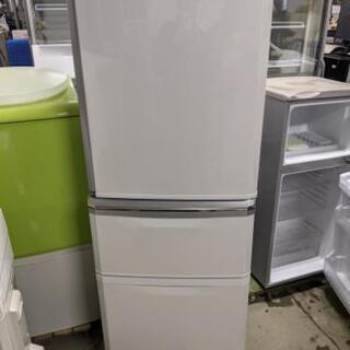 MITSUBISHI (ミツビシ) 3ドア冷蔵庫 MR-C34E-W 2018年製 335L 自動製氷