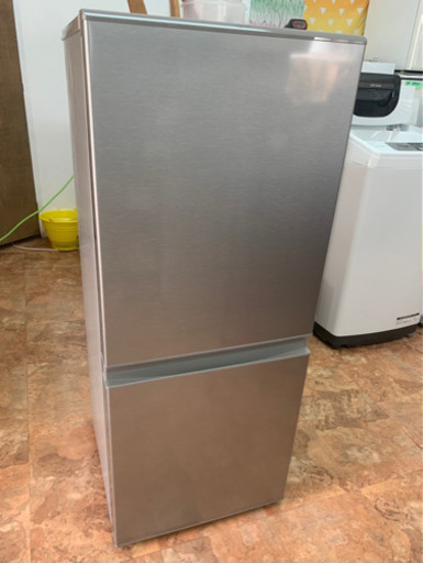 【値下げしました】AQUA 冷凍冷蔵庫 AQR-13G 2017 シルバー 清掃済み