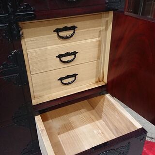 10/31販売済！仙台民芸箪笥｜KC-12｜ふき漆塗り｜五尺横長箪笥75