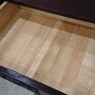 10/31販売済！仙台民芸箪笥｜KC-12｜ふき漆塗り｜五尺横長箪笥75