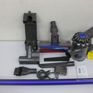dyson ダイソン v6 FLUFFY ORIGIN 掃除機 コードレスクリーナー sv-09 パープル
