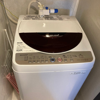 【ネット決済】洗濯機　シャープ　ES-GE60K
