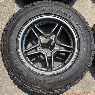 ジムニーに JAOS ホイール ブリヂストンMTタイヤ 4本