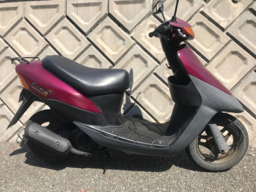 売約済み◆スズキ　レッツ2 ワインレッド　2スト　普通に乗れるけど外観は悪い　福岡市◆