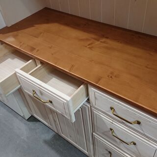 ニトリ｜SINAMO｜3枚扉キッチンボード