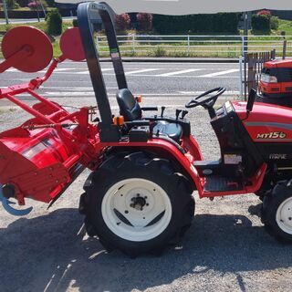 鹿児島発 三菱 15馬力 トラクターMT156 パワステ 自動水平 耕深制御 約
