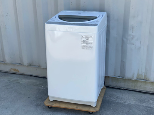 格安で！東芝 洗濯機◇6.0kg◇2018年製◇風乾燥◇AW-6G6(W)◇JW-0108