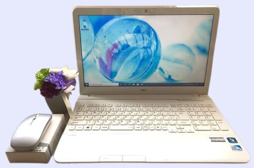 値下げ！美品！Core i7/メモリ16GB/新品SSD240GB/Office/カメラ内蔵/Windows10/DVD-RE/新品マウス/NEC LaVie LS150HS6W