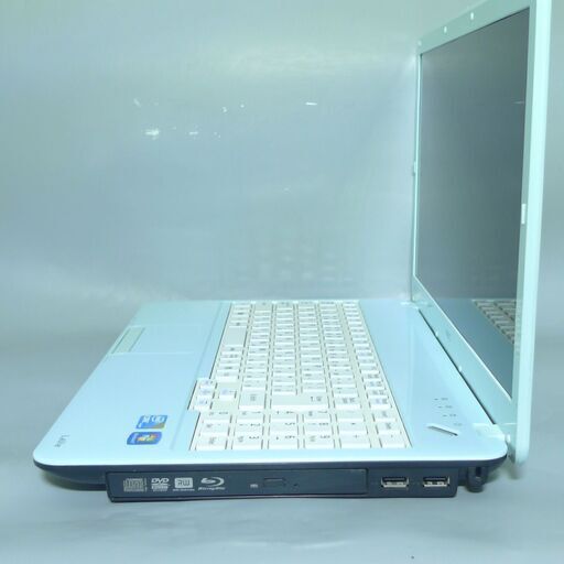 送料無料 新品SSD256GB スカイブルー ノートパソコン 中古良品 15.6型