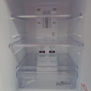 G4407　半年保証付き　動作良好　カード利用可能　2ドア冷蔵庫　三菱　MR-P15Z-B1　2016年製　146L　ファン冷式　送料A　生活家電　プラクラ南9条店　札幌