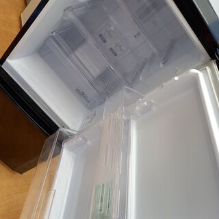 G4407　半年保証付き　動作良好　カード利用可能　2ドア冷蔵庫　三菱　MR-P15Z-B1　2016年製　146L　ファン冷式　送料A　生活家電　プラクラ南9条店　札幌