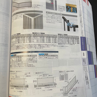 【お譲り先決まりました】新品未使用　アルミフェンス　約6m分　