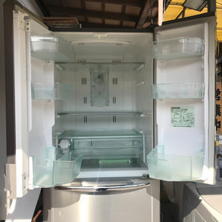 【リサイクルサービス八光　安心の1か月保証　旧鹿児島市内配達・設置無料】東芝 TOSHIBA GR-NF376F-XS [ノンフロン冷蔵庫(フレンチドア)]