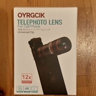 【新品】OYRGCIKスマホ望遠レンズ(HD12X 高画質 5i...