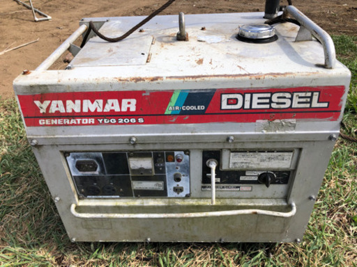 ヤンマー発電機、ディーゼル、エンジンかかる