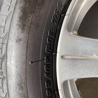 タイヤ、ホイール 【155/65 R13 73S 】 LEBEN アルミホイール×タイヤ4 
