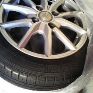 決定済◆DUNLOP155/65R14=夏タイヤ◆ホイール無し◆...