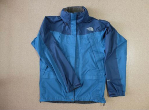 ノースフェイス NORTH FACEゴアテックスGORE-TEX  青 防水レインウエア雨具