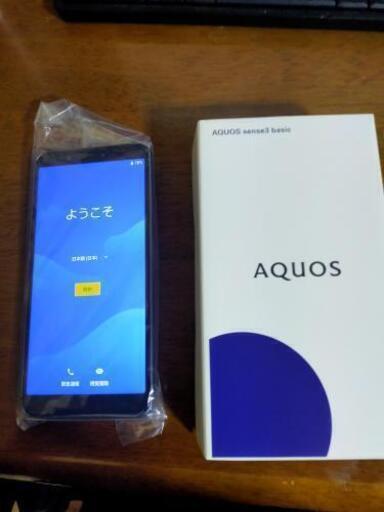 スマートフォン　AQUOS　sense3 basic