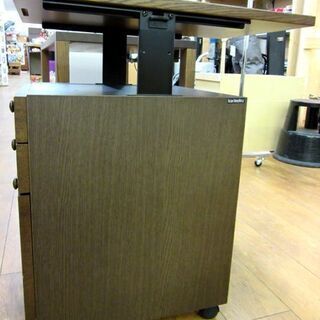 karimoku 袖机 ワゴン SS0446 MK モカブラウン デスクワゴン