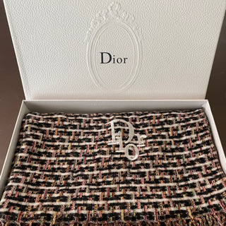 【ネット決済・配送可】DIOR[ほぼ新品] ストール　ショール　箱付き