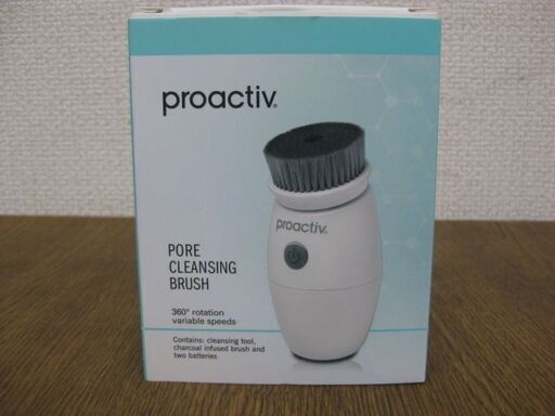 未使用品 proactive プロアクティブ ポア クレンジングブラシ 電動洗顔ブラシ