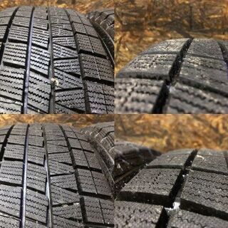 【NANKANG CORSAFA 195/60R15】スタッドレス【TSA 社外ホイール 15インチ 6.5J5HPCD114.3+48】2018年製 バリ溝　(TE516) クレジットカード QR決済可能