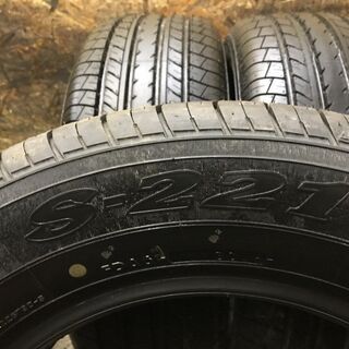 新品 YOKOHAMA S-221 225/60R16 16インチ 夏タイヤ 4本 2016年製 セルシオ シーマ センチュリー ブラウディア等　(TB349HR) クレジットカード QR決済可能