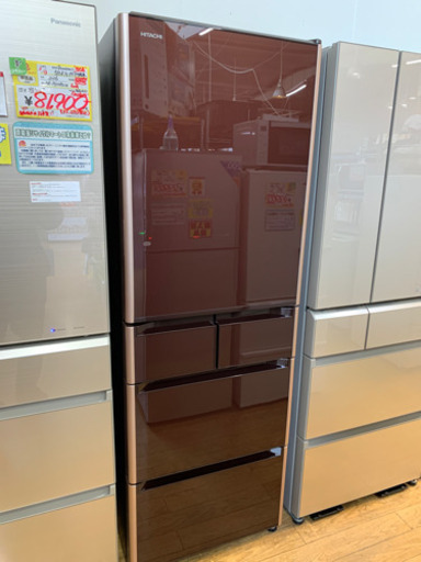 ⭐️美品⭐️2016年製 HITACHI 501L冷蔵庫 R-S500G（XT）ガラストップ 日立 日本製