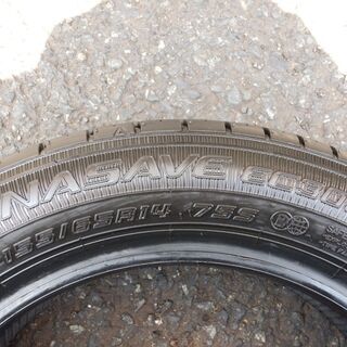 155/65-14　4本組　ダンロップ　軽自動車用　2021年製　新車外し！