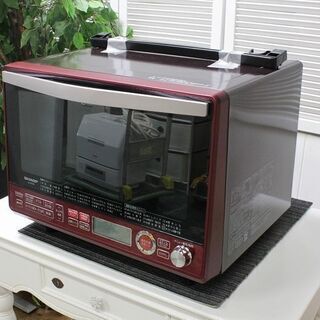 シャープ RE-SS10B-R 過熱水蒸気オーブンレンジ レッド 過熱水蒸気