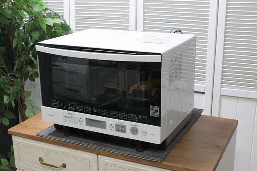 h東芝 オーブンレンジ ER-RD7 W [スチームオーブンレンジ 石窯ドーム 26L グランホワイト] 2018年製 TOSHIBA 電子レンジ 店頭引取大歓迎♪ R3168)