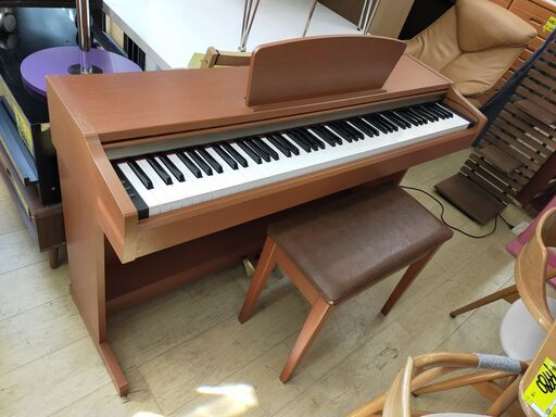 電子ピアノ デジタルピアノ YAMAHA 椅子付き ウッド調 ブラウン 買取帝国朝霞店
