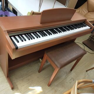 電子ピアノ デジタルピアノ YAMAHA 椅子付き ウッド調 ブラウン 買取